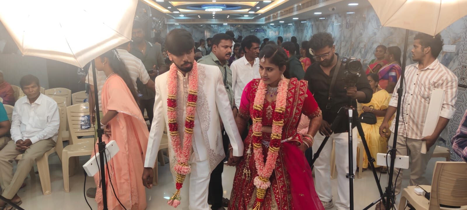 Birthday celebration stage — Sasikala SR Party Hall, Medavakkam Chennai