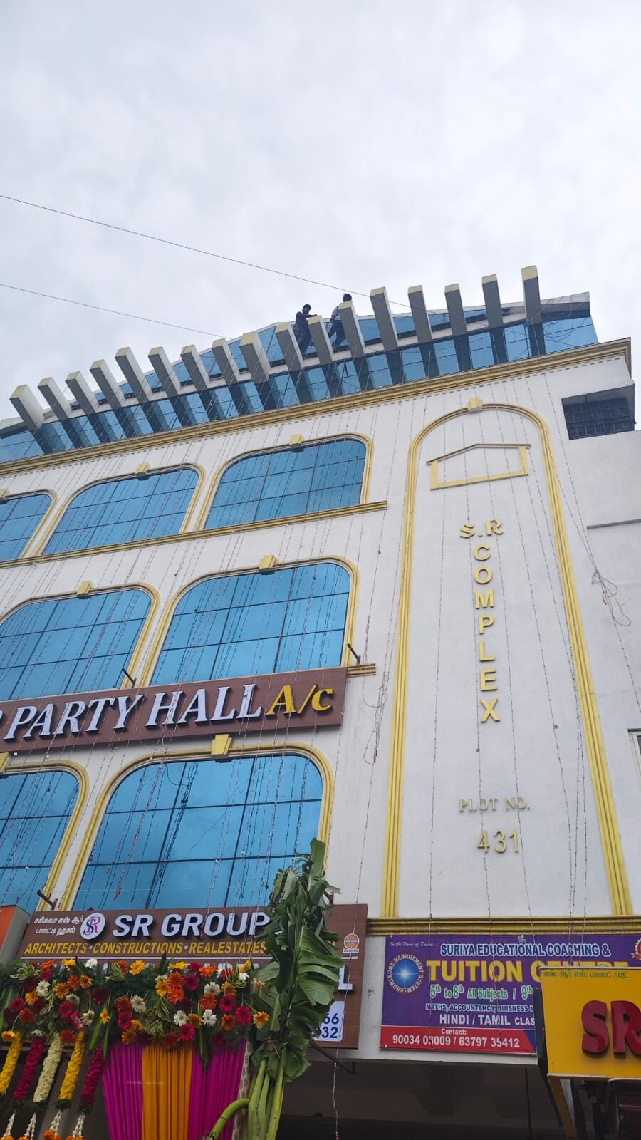 Family function setup — Sasikala SR Party Hall, Medavakkam Chennai