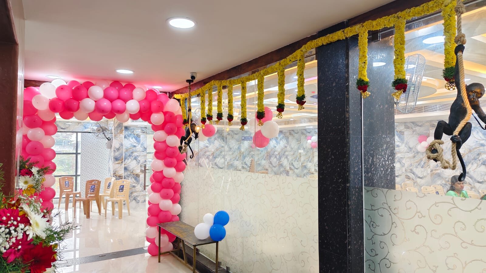 Naming / housewarming décor — Sasikala SR Party Hall, Medavakkam Chennai